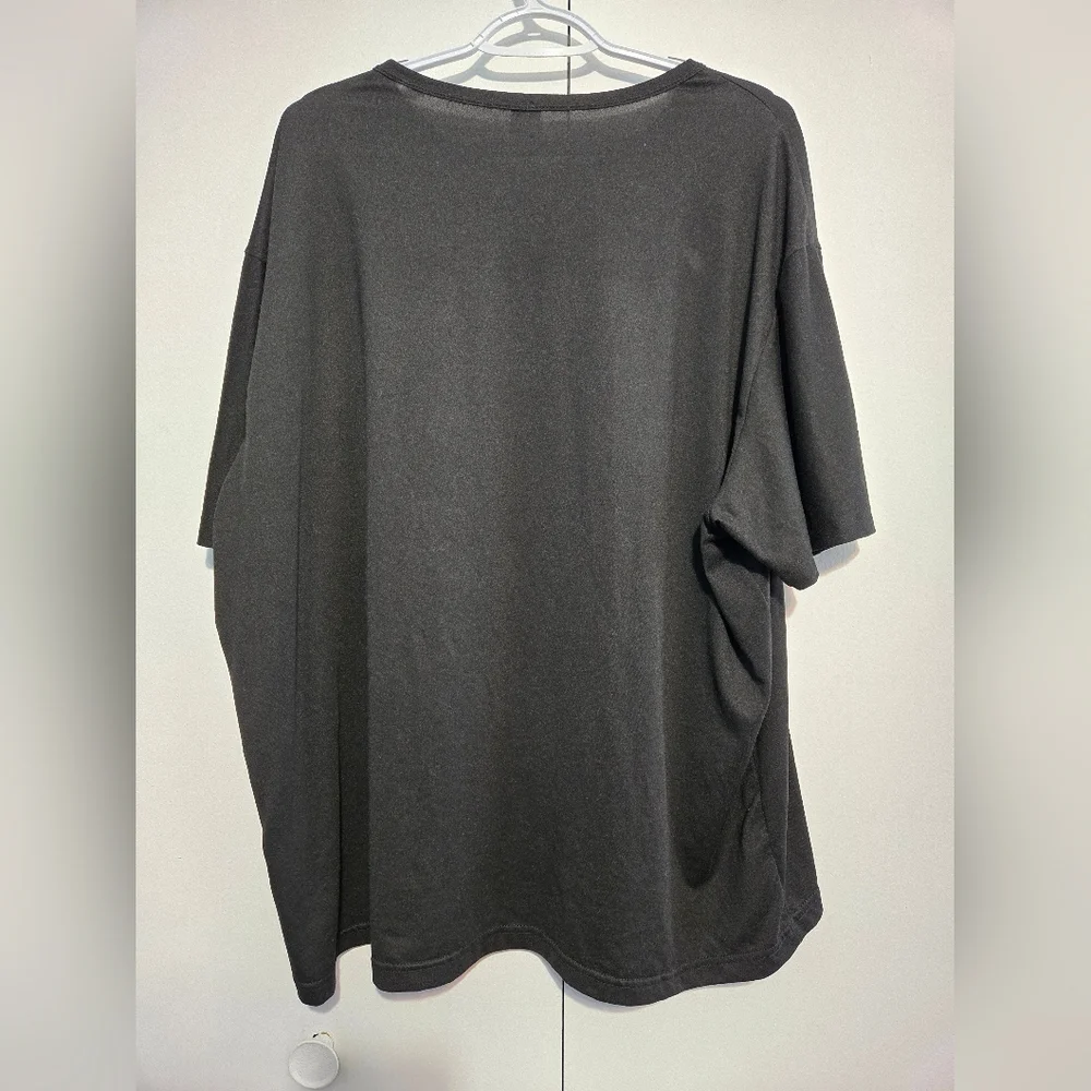 Black Graphic Tee with Skeleton Design - Picture 5 of 5